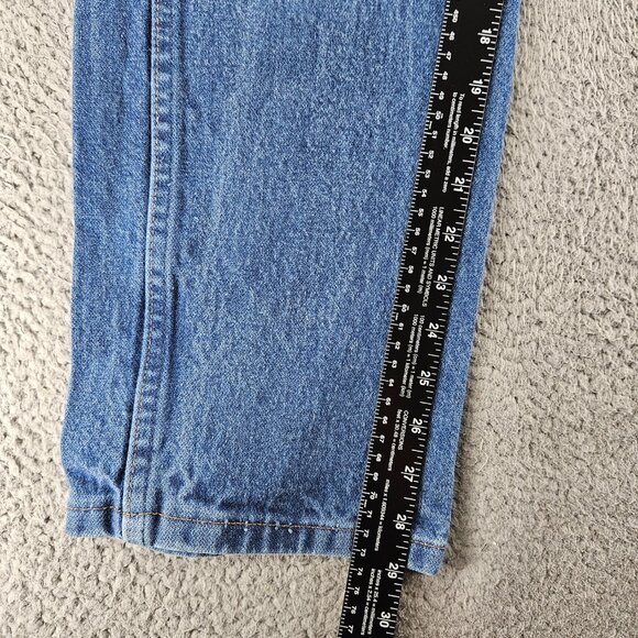 Wrangler Jeans Mens 30x30 Blue Denim Straight Leg High Rise Western Classic - Picture 9 of 15